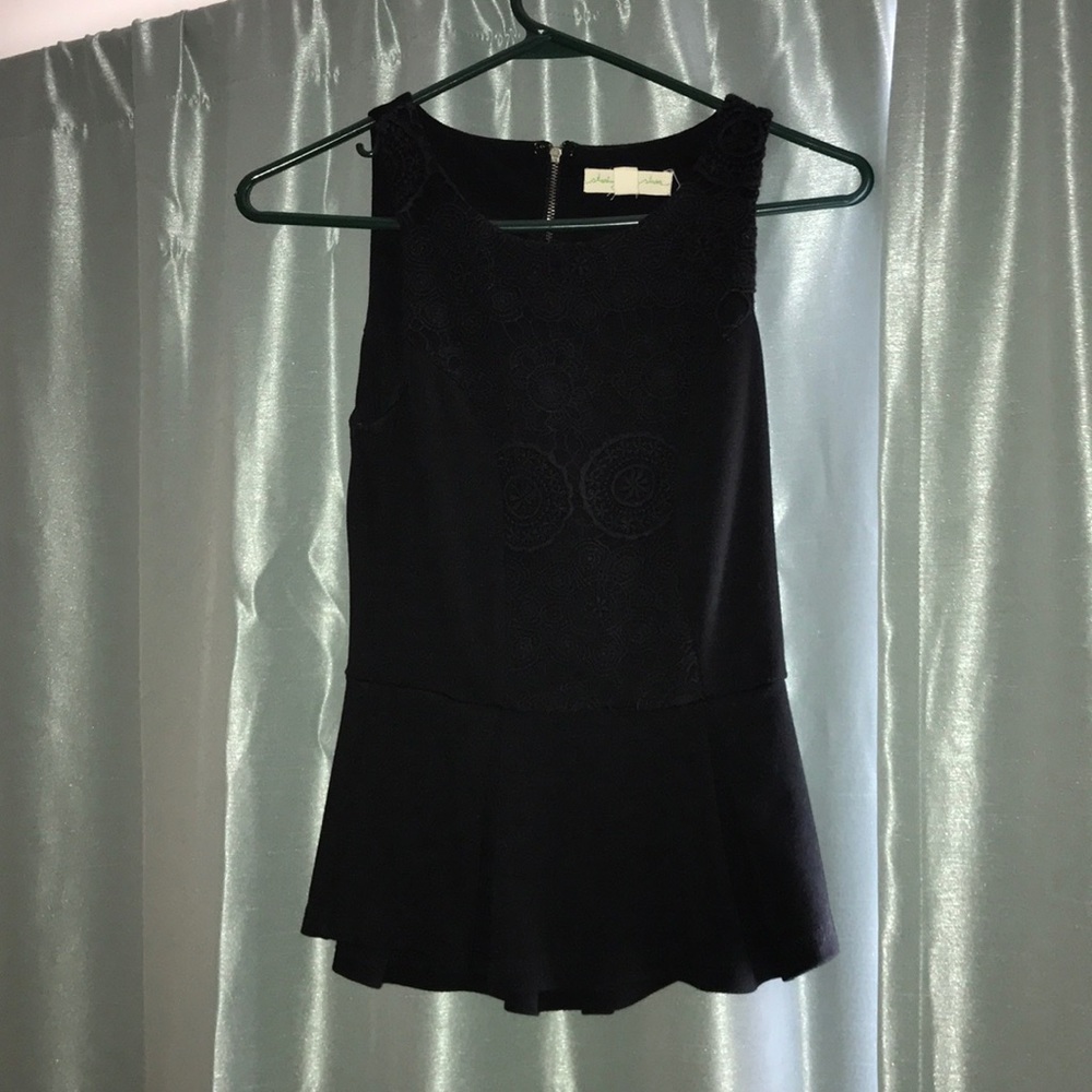Black tank top
